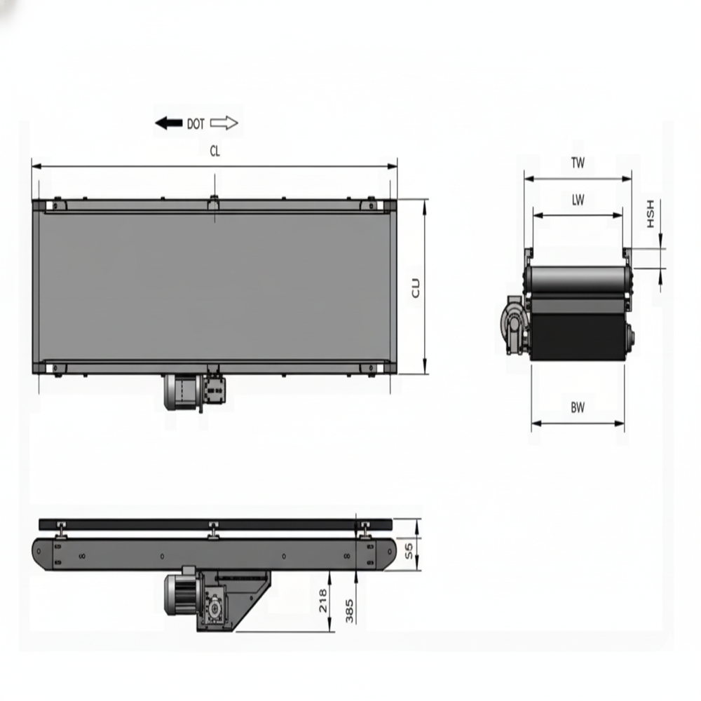 Belt Conveyor - Color: According To Customer Requirement