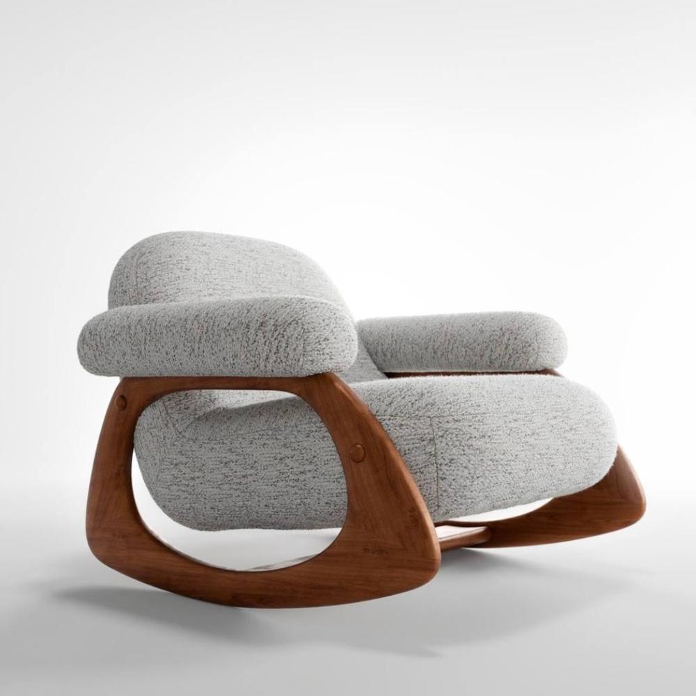 CNC Cut Furniture Design Rocking Chair