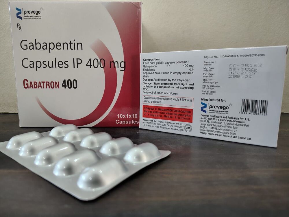 Gabapentin Capsules Ip 400mg