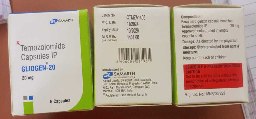 Temozolomide Capsules IP