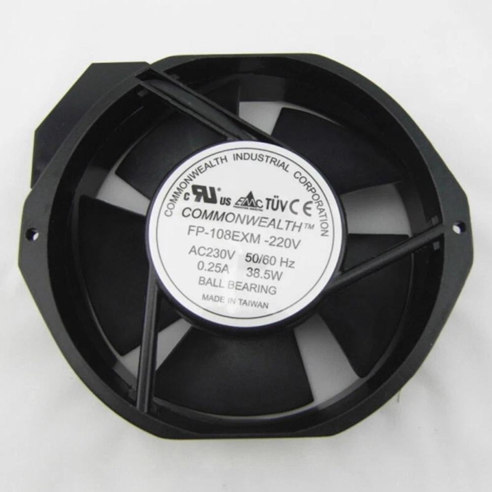COMMONWEALTH FP-108EXM-220V 230V AC 50/60Hz 0.25A 38.5W 17251mm Ball Industrial Axial Cooling Fan