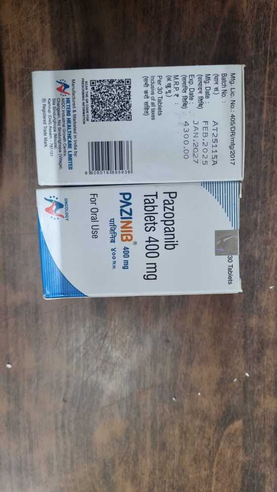 Pazopanib Tablets 400mg