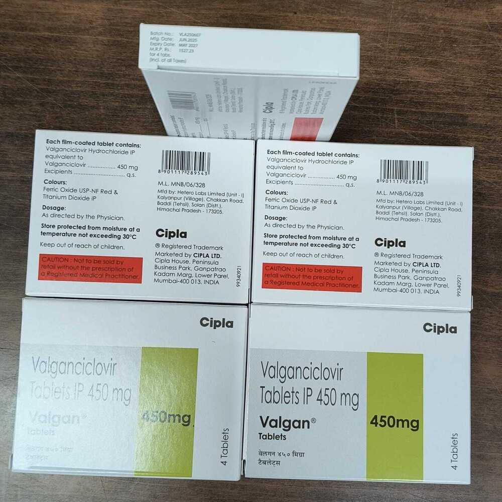 Valganciclovir Tablets IP 450mg
