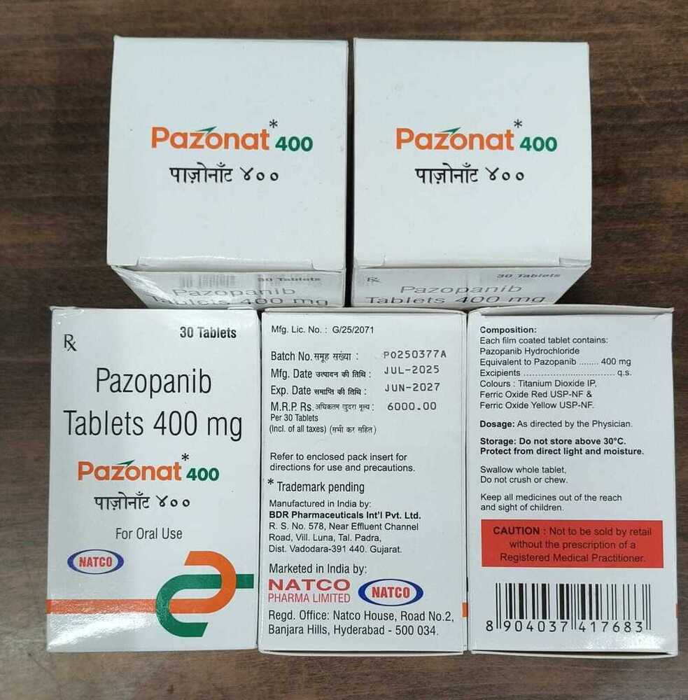 Pazoppanib Tablets 400mg