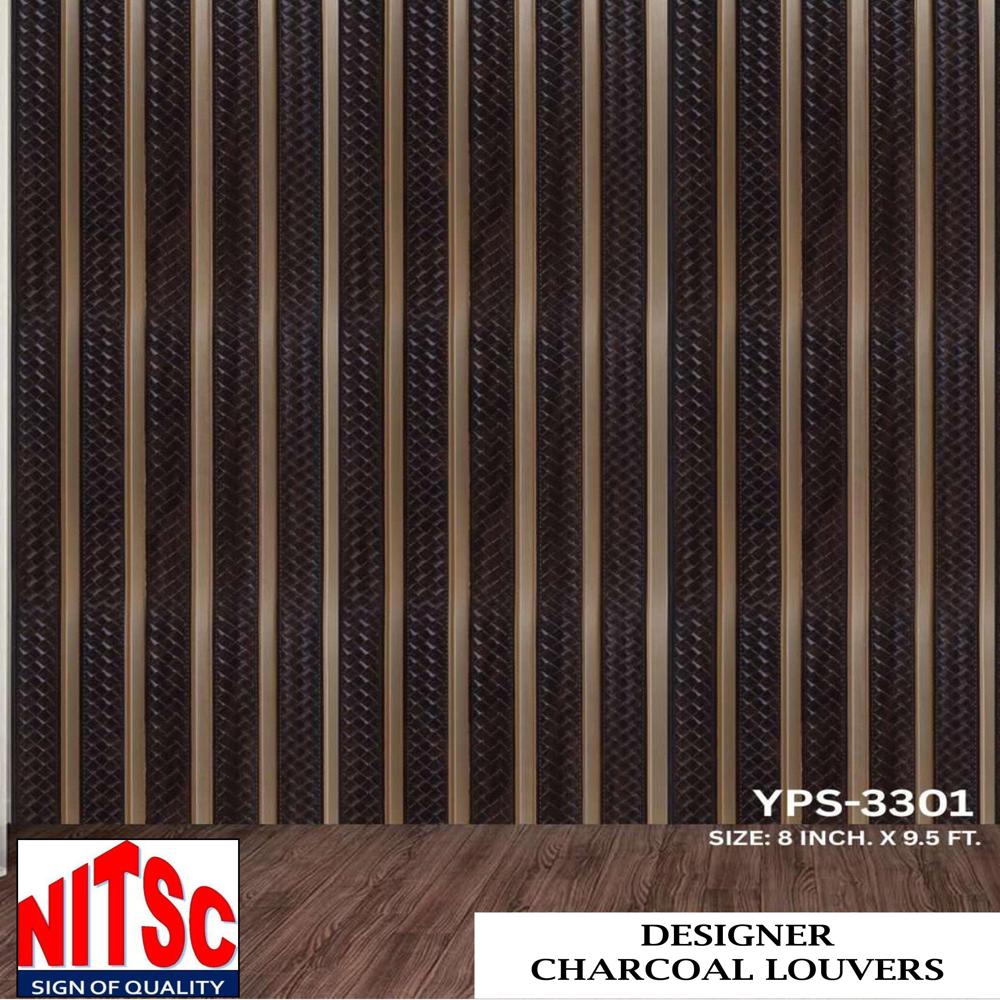 Charcoal Deco Louvers