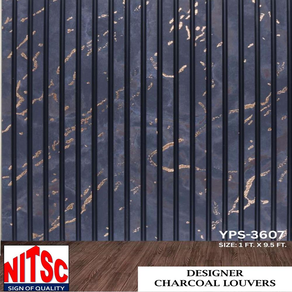 Charcoal Deco Louvers