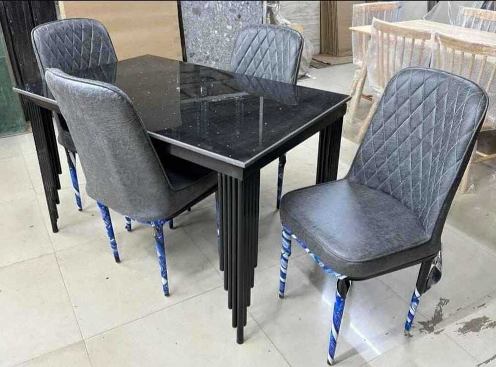 Black Marble Dining Table 4 Seater - Color: Different Available