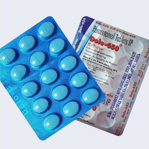 Dolo 650 Paracetamol Tablet 650 mg, Pain Relief & Fever Reducer