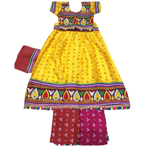 Girls Janmashtami Festival Dress