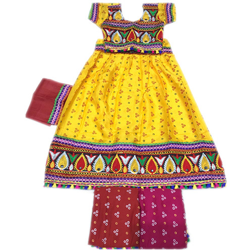 Girls Ethnic Janmashtami Dress