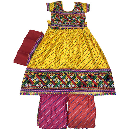 Girls Ethnic Janmashtami Dress