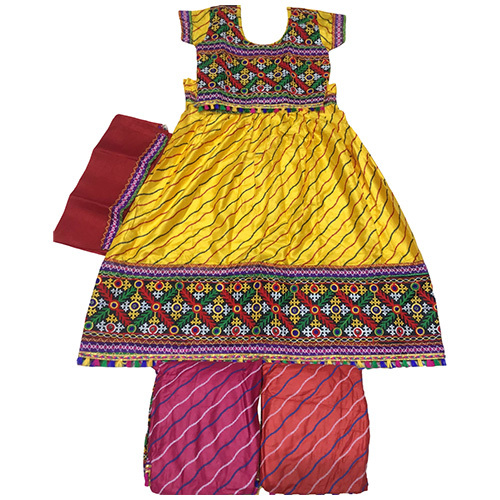 Girls Ethnic Janmashtami Dress