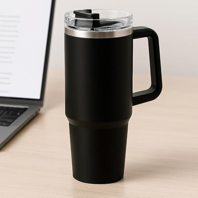 1200ml Stainless Steel Tumbler With Handle - Capacity: 1200 Milliliter (ml)