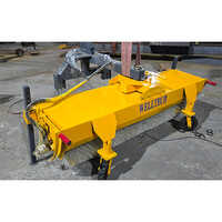 Hydraulic Bucket Broomer - Color: Yellow