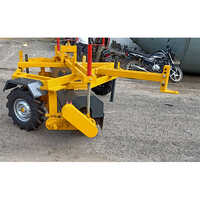 Mechanical Hydraulic Road Broomer - Color: Yellow And Black