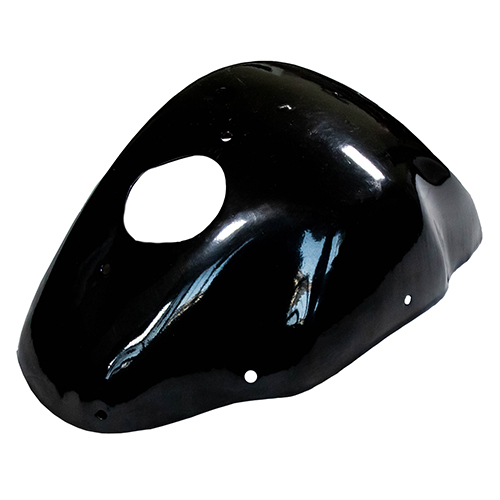 Bajaj Front Mudguard - Color: Black