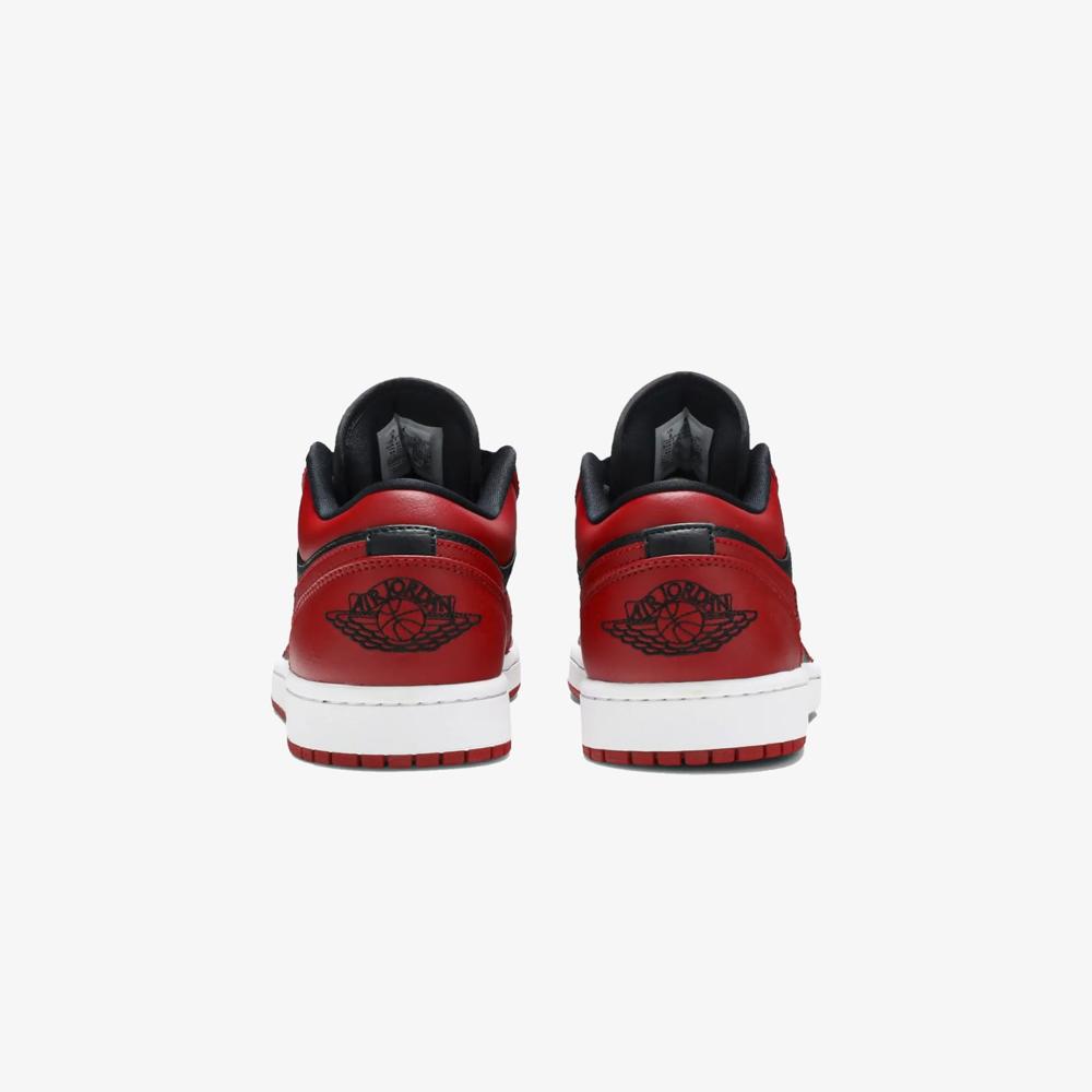 1 Low Reverse Bred Shoes - Color: Red Black