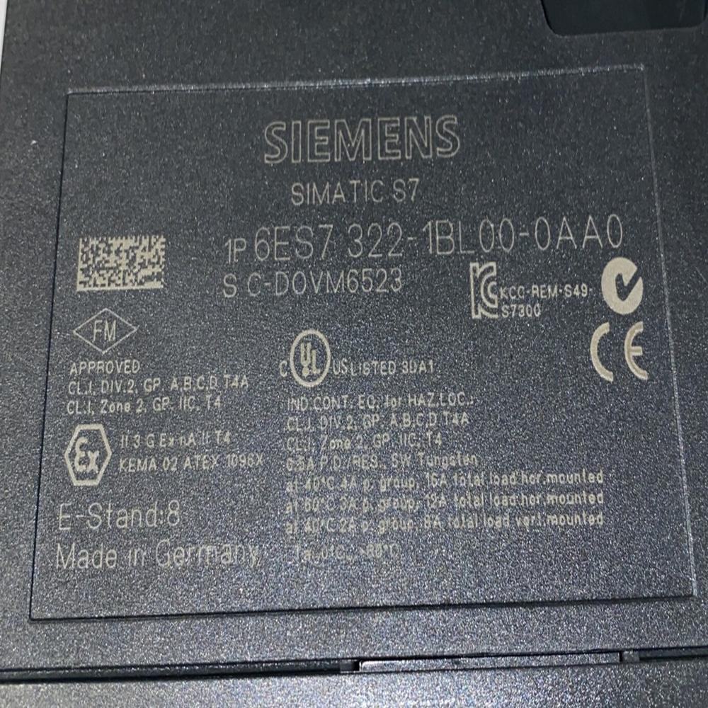 6es7322-1bl00-0aa0 Siemens Simatic S7-300 Digital Output Module - Application: Industrial