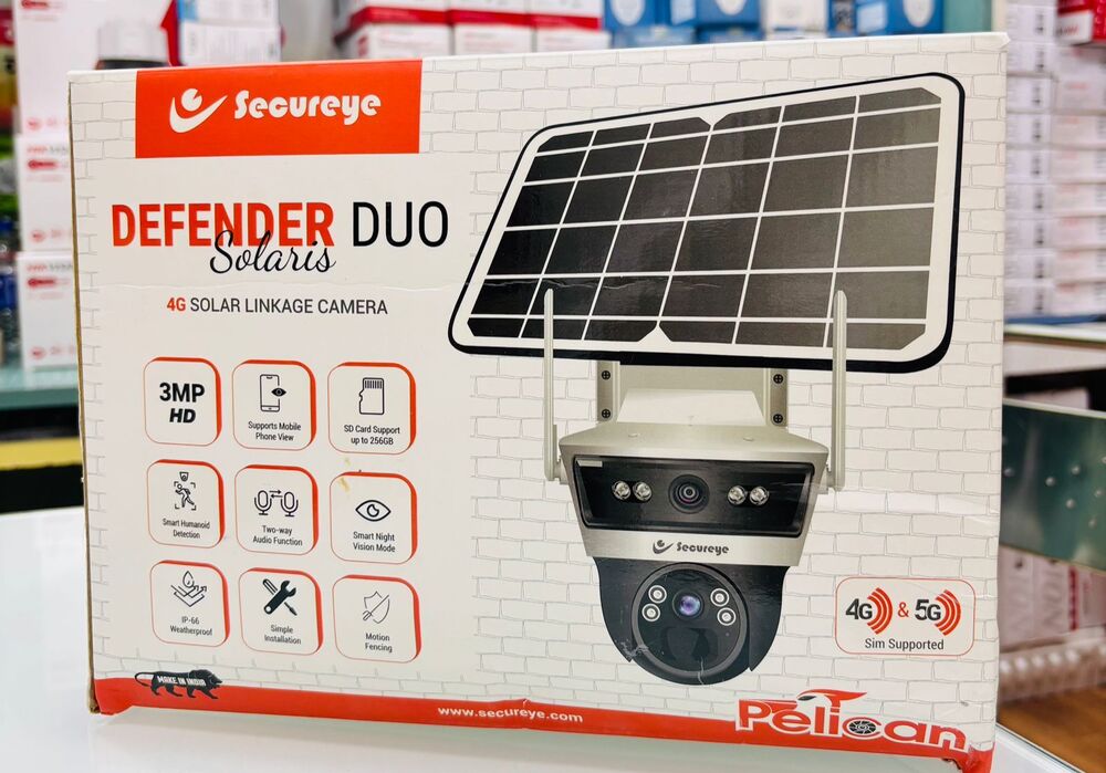 Secureye Defender Duo  4G Solar Linkage 3MP HD CCTV Camera