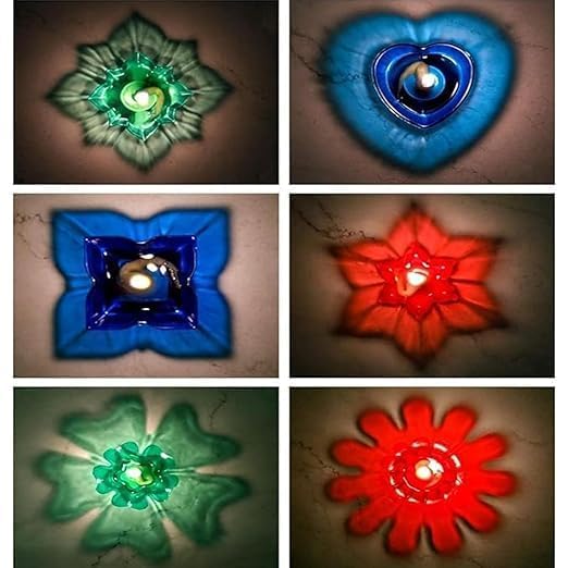 12 Pc Reflecting/Floating Diya