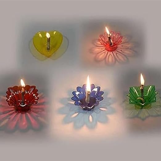 12 Pc Reflecting/Floating Diya