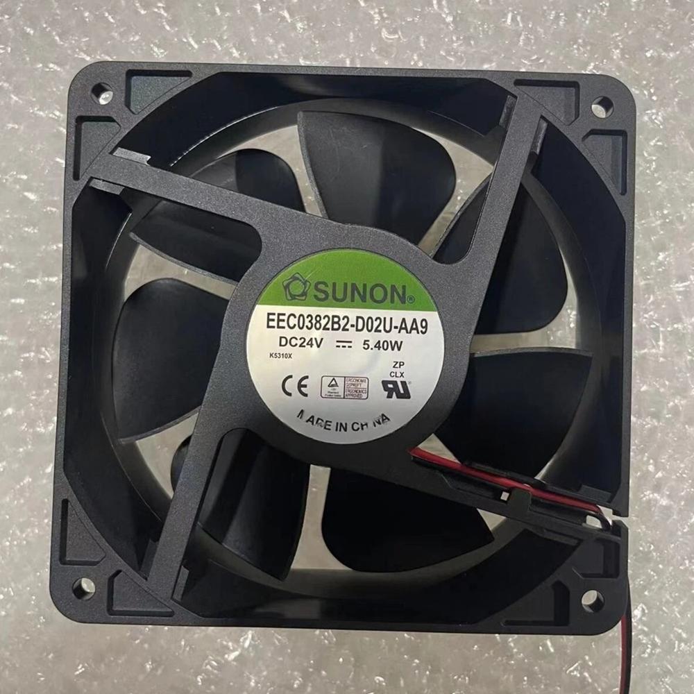 SUNON EEC0382B2-D02U-AA9 24V DC 5.40W 12038mm 2-wire Industrial Axial Cooling Fan