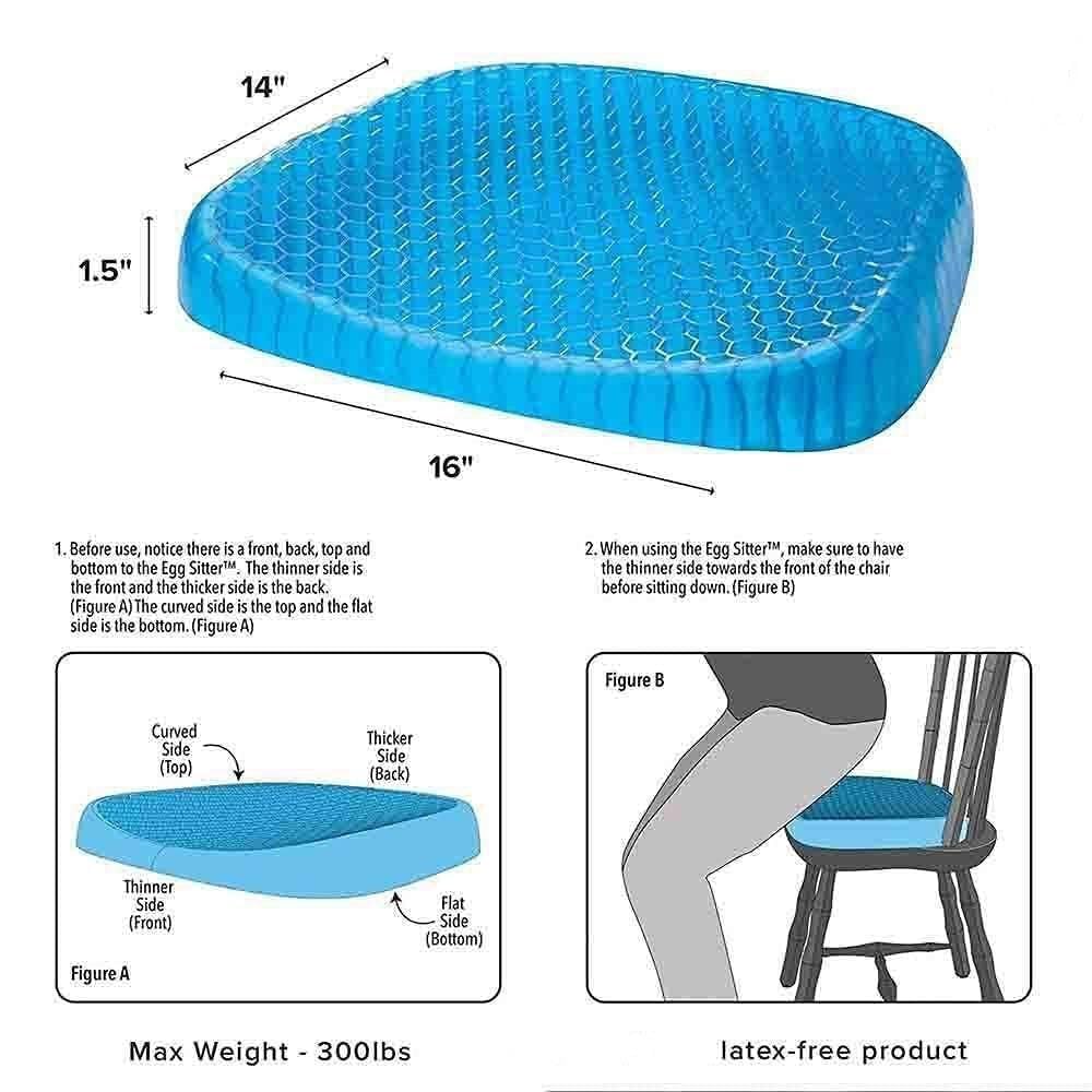 Egg Gel Seat Breathable Pressure Relief