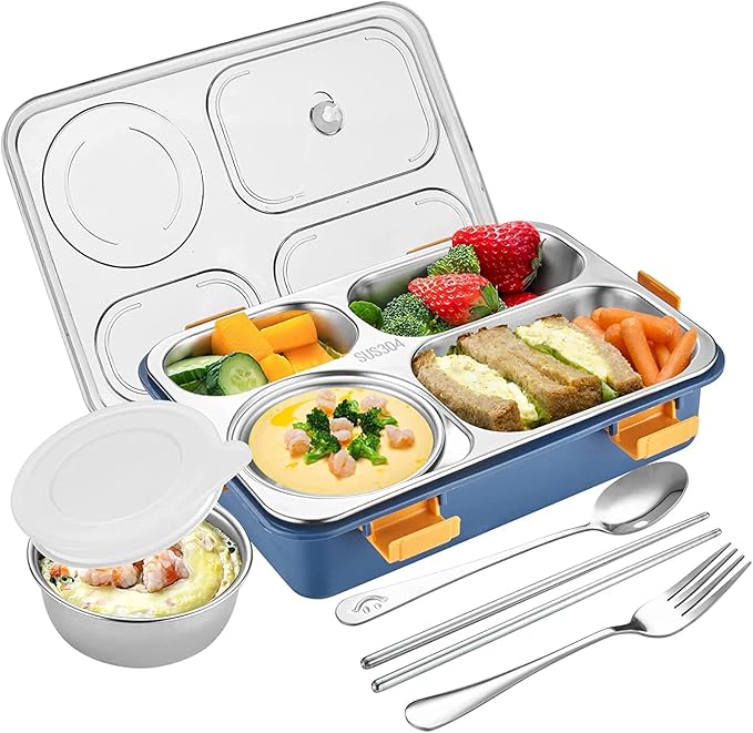 4 Container Lunch Box - Capacity: 750 Milliliter (Ml)