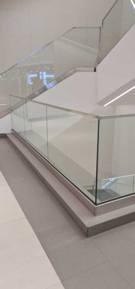 Aluminium Glass Railing For Staircase
