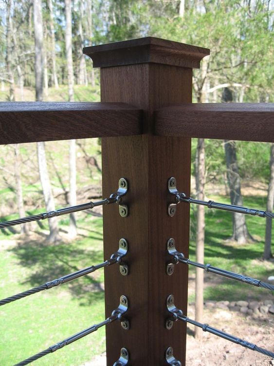 Rope Wire Staircase Railing - Application: Residential & Commercial