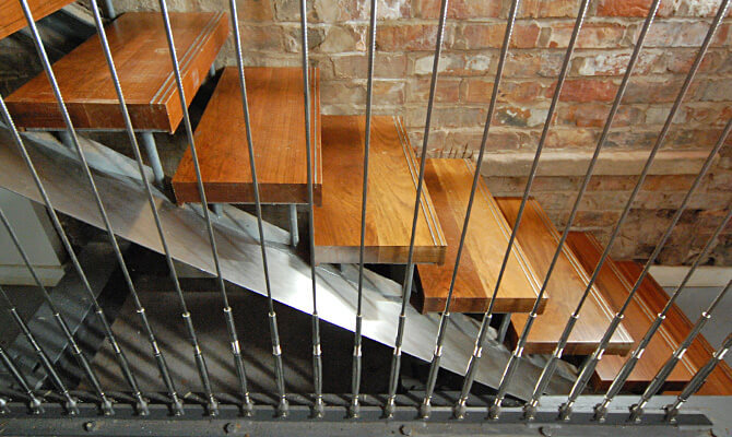 Rope Wire Staircase Railing - Application: Residential & Commercial