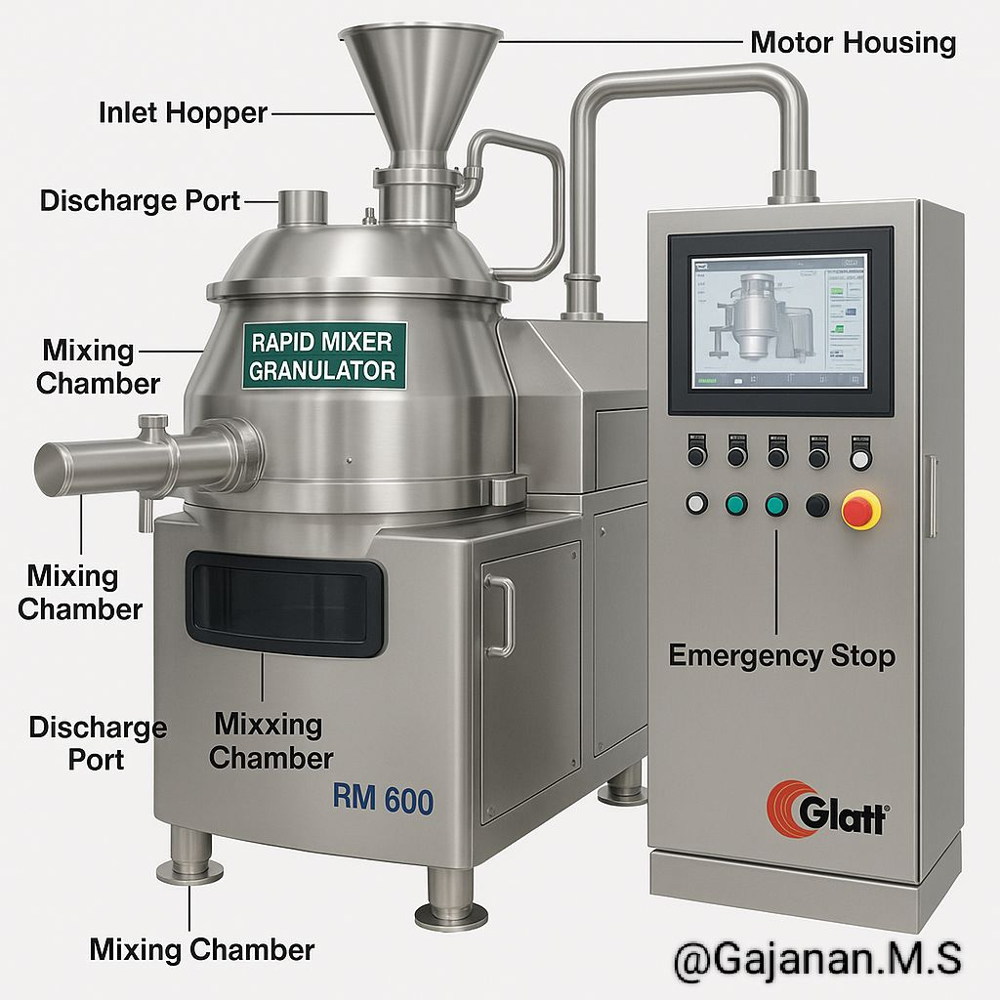 Rapid Mixer Granulator (RMG)