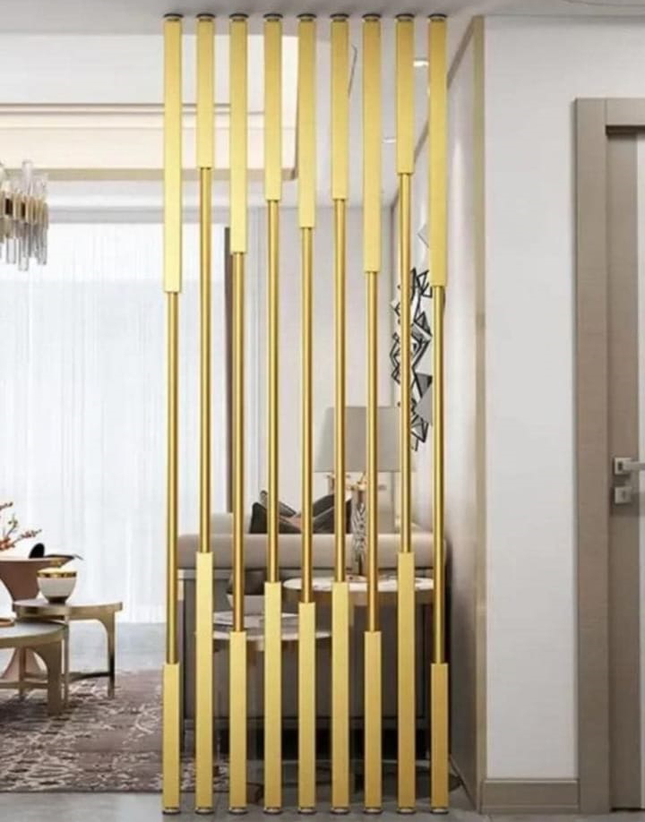 Modern PVD Gold Partition