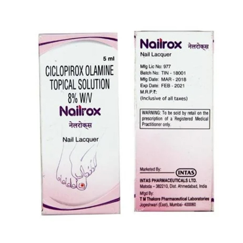 Nailrox Ciclopirox Olamine Topical Solution