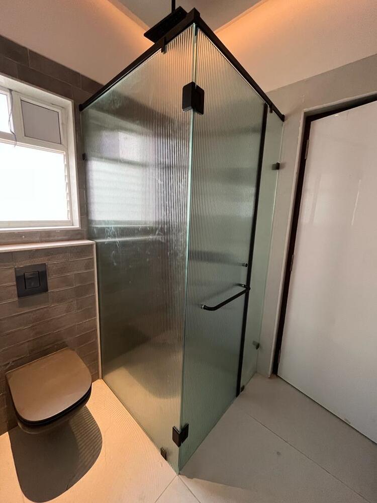 Bathroom Shower Glass Partition