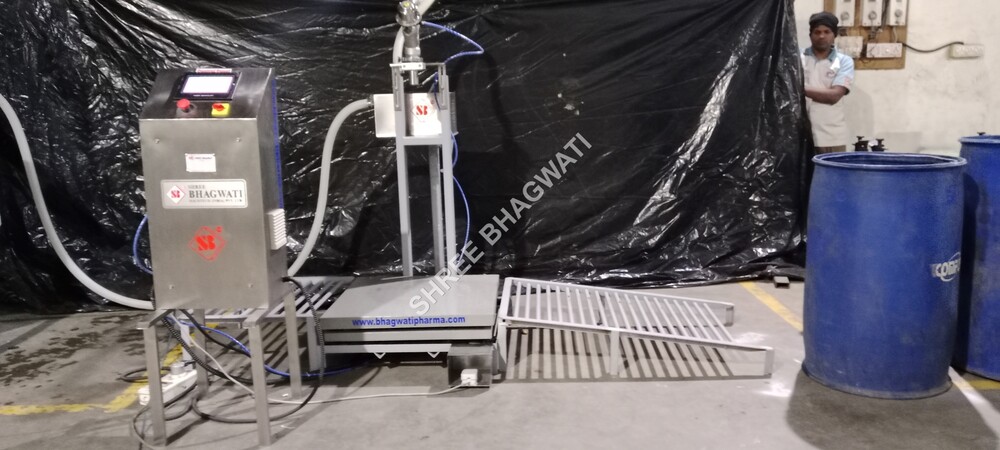 Semi-automatic 200 Ltr Drum Filling Machine