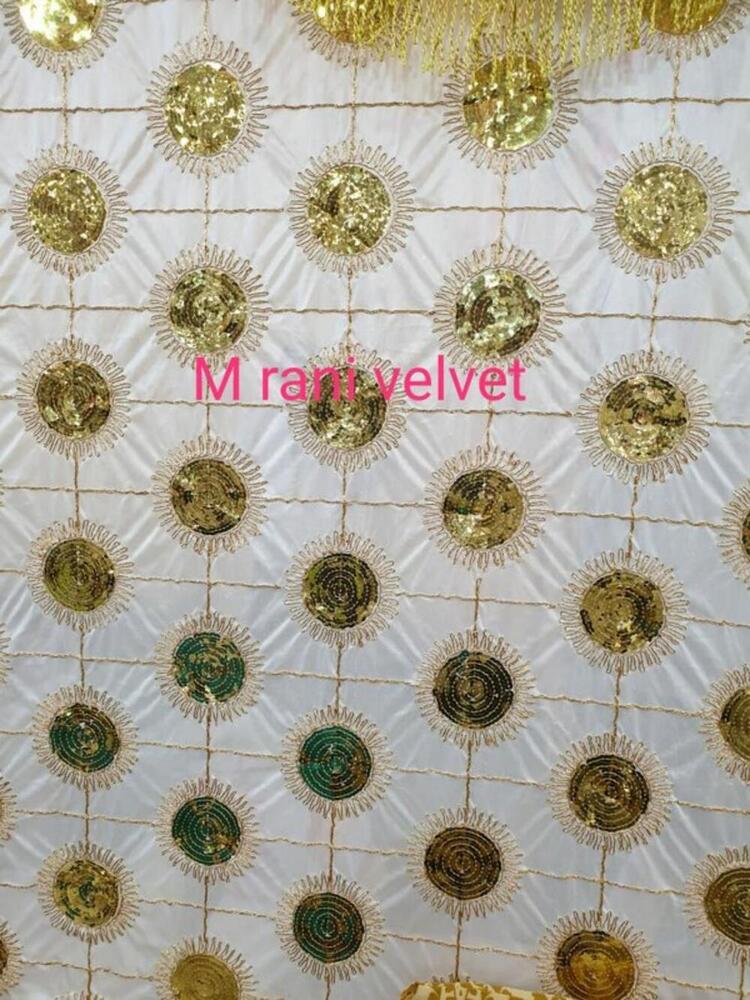 Premium Lycra Embroidery for Tent and Event Decoration