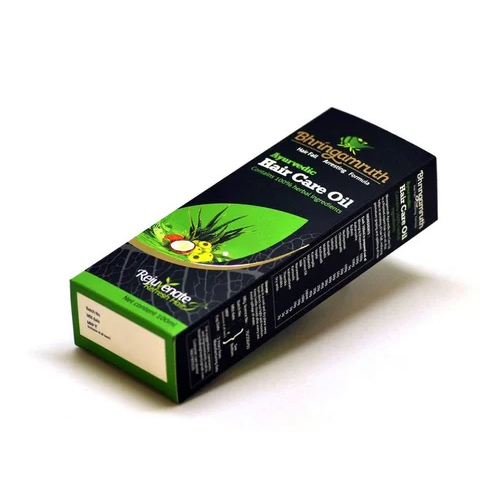 Hair Oil Packaging Box