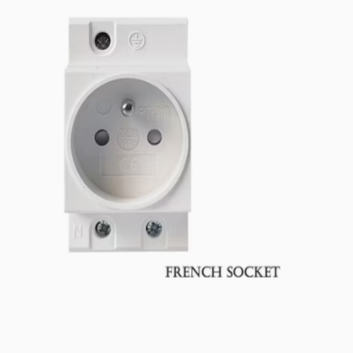 France Universal Socket - Color: White