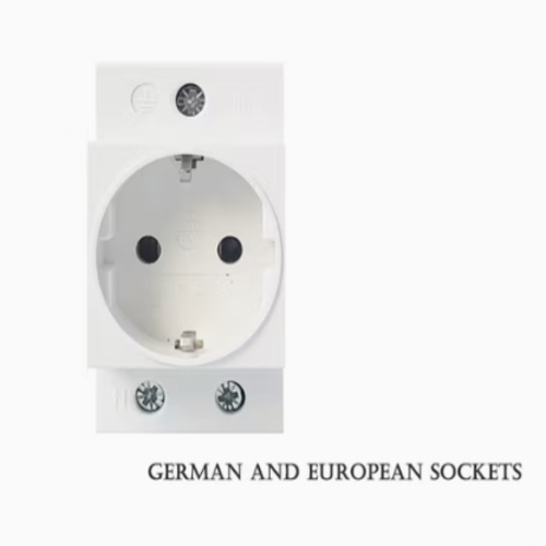German Universal Socket - Color: White