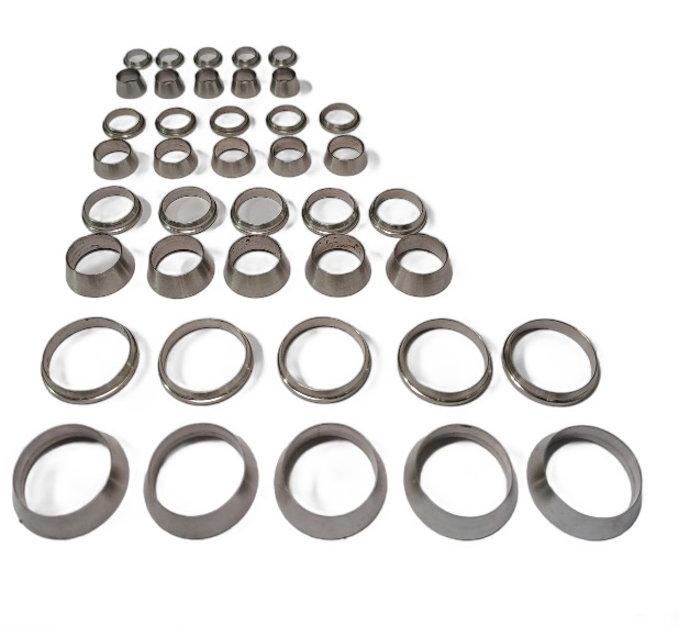 Stainless Steel -304 Round Ferrule - Color: Silver