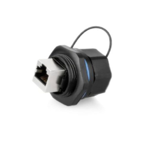 Rj45 Connector Socket - Color: Black