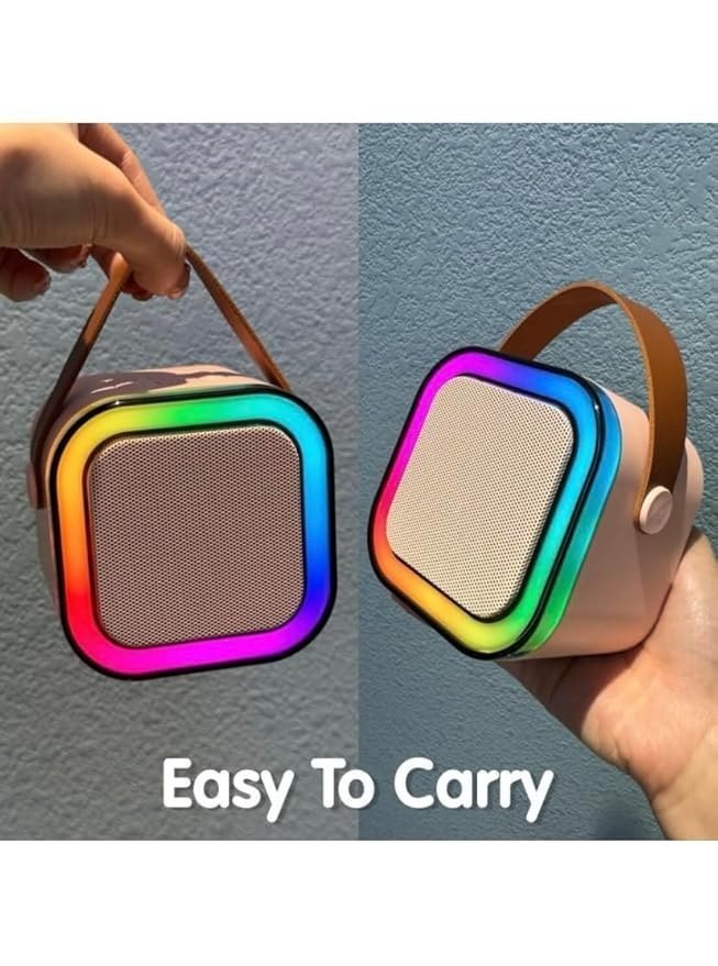 Portable Speaker With Mic - Color: White