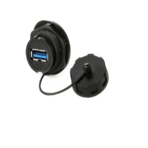 Usb Socket Female-Female - Color: Black
