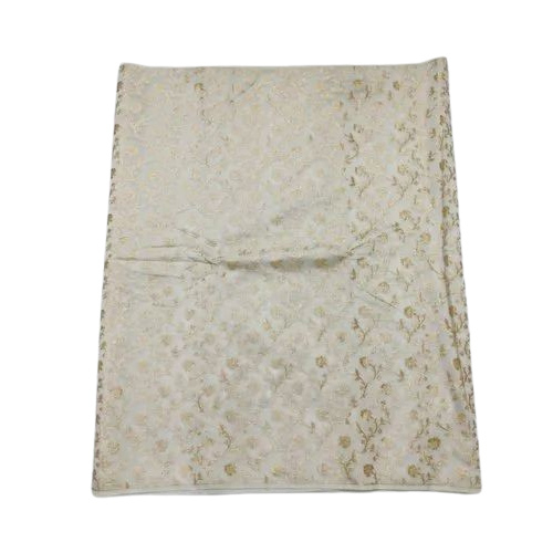 Banarasi Cotton Fabric Jaali Booti Dyeable Dupatta - Color: Multicolor