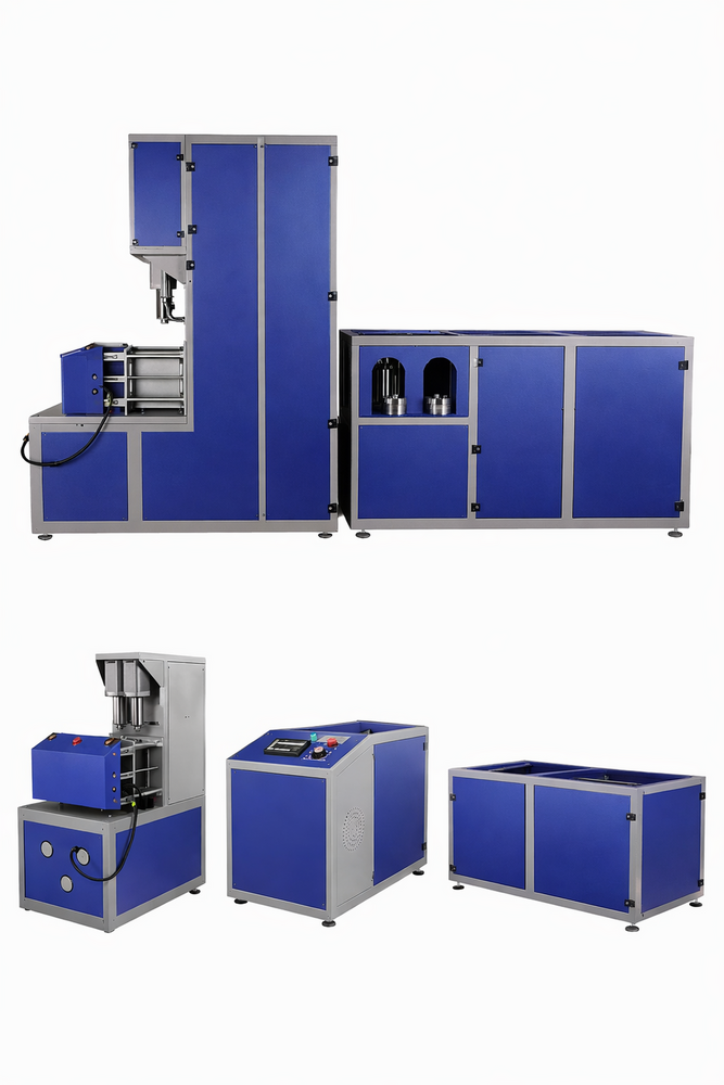 Bottle Molding Machine - Steel Material, Automatic Operation, Blue Color, 240-415 Volt Power | Non-computerized Design, Energy-efficient Molding