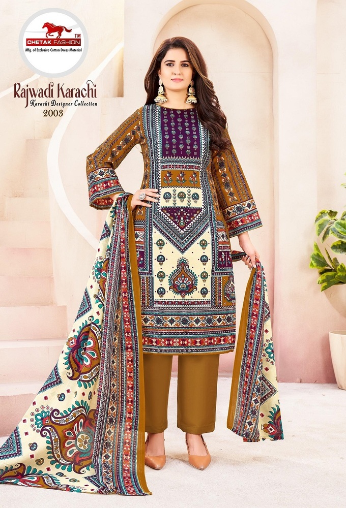 Chetak Rajwadi Karachi Vol-2  Karachi Dress Material