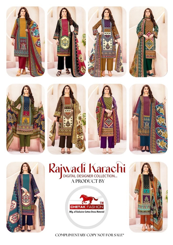 Chetak Rajwadi Karachi Vol-2  Karachi Dress Material
