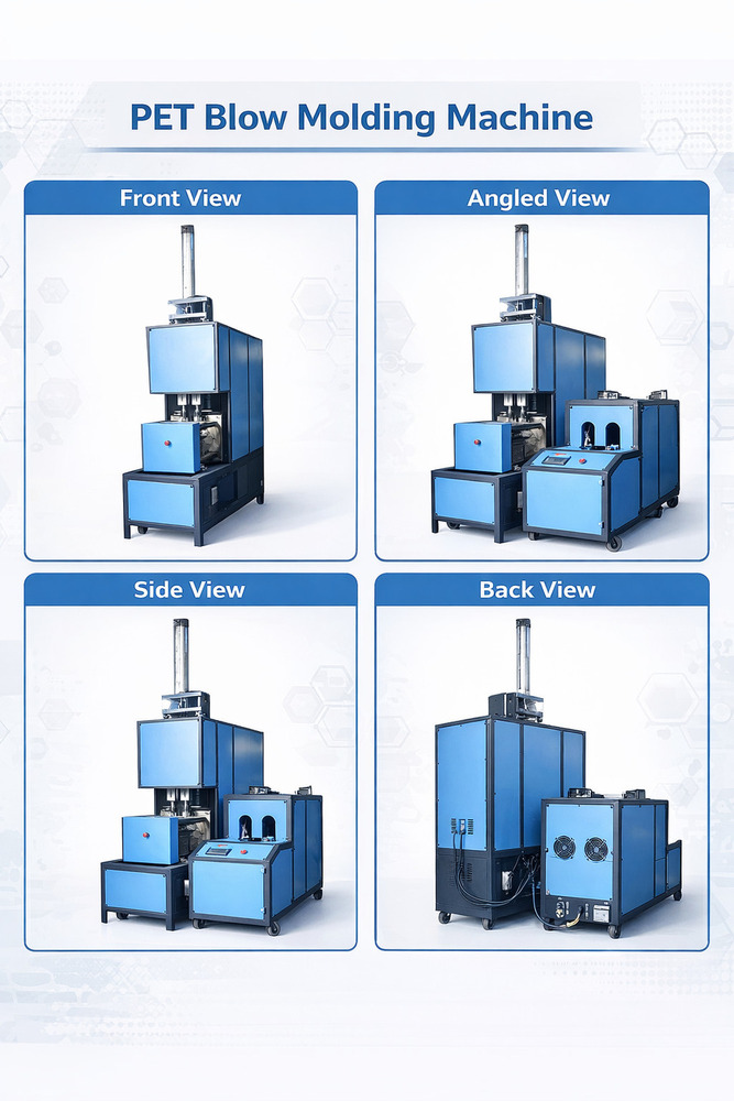 Ms Pet Bottle Making Machine - Mild Steel Heavy Duty Automatic Pet Bottle Manufacturing Equipment With Magnetic Technology