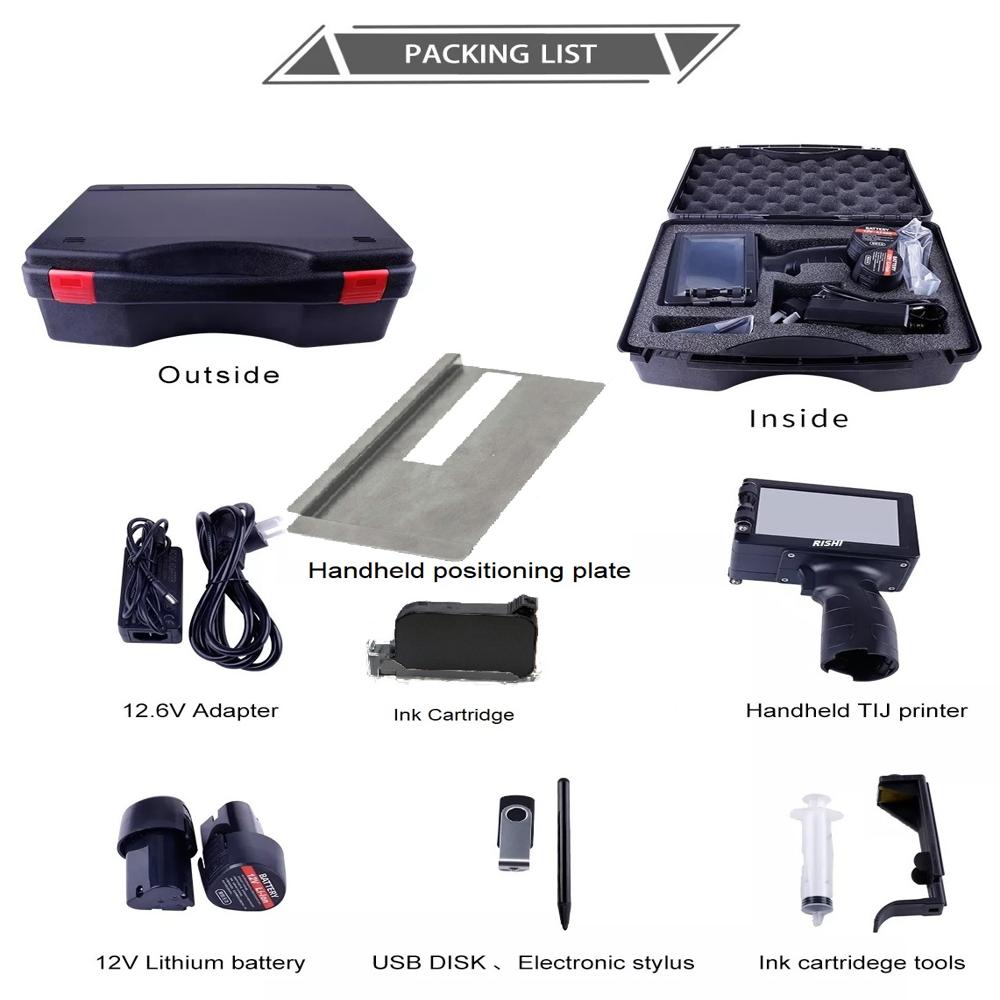 12.7mm handheld inkjet printer